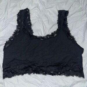 aerie Black Lace Bralette